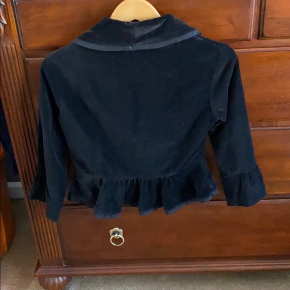 Vintage Anthropologie Odille Vintage Velvet Jacket Size 4 - Picture 5 of 6